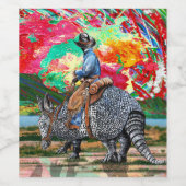 アルマジロ・カウボーイ ワインラベル (シングルラベル)