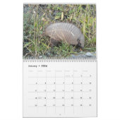 アルマジロ カレンダー (1月 2026)