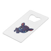 アルマジロ・カン・オープナー クレジットカード栓抜き (正面アングル)