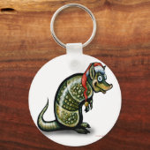 アルマジロ・クリスマス キーホルダー (正面)