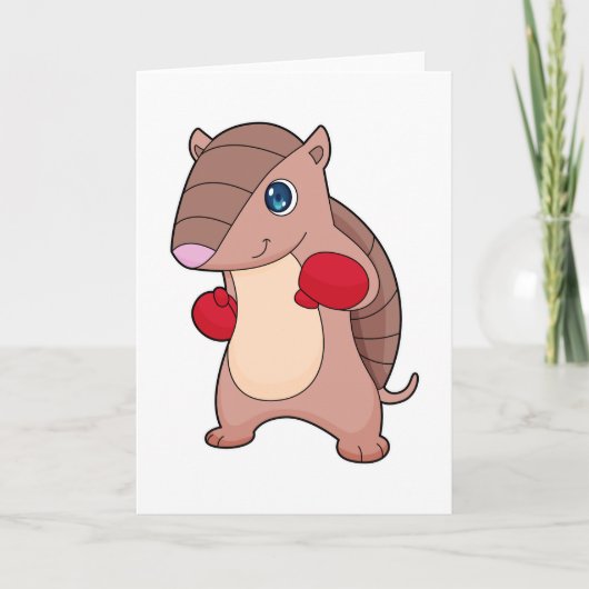 アルマジロ ボクシング ボクサーボクシング グローブ カード (正面)