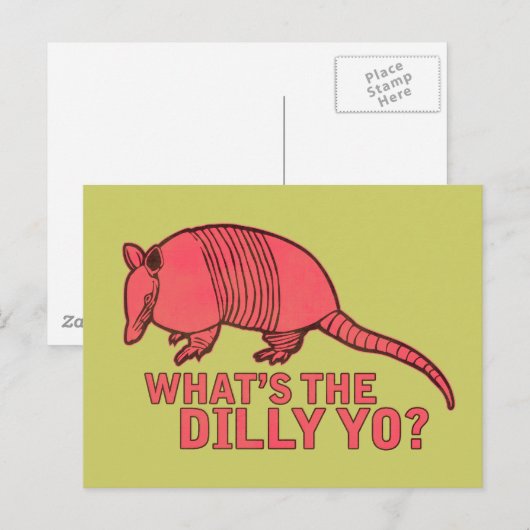 アルマジロ ポストカード (正面/裏面)