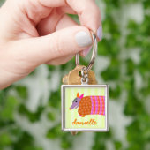 アルマジロKeychain キーホルダー (手)