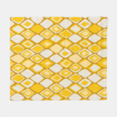 アルマスダイヤモンドイカット金ゴールド フリースブランケット (正面(横))