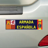 アルマスペインのダ バンパーステッカー (車上)