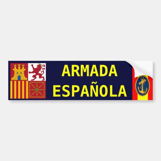 アルマスペインのダ バンパーステッカー (正面)
