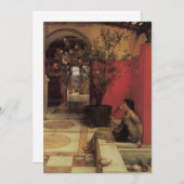 アルマタデマのオレアンダー、ヴィンテージの花 (正面/裏面)