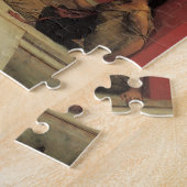 アルマタデマのオレアンダー、ヴィンテージの花 ジグソーパズル (側面)