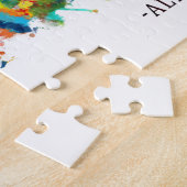 アルマティカザフスタンスカイライン ジグソーパズル (側面)