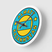 アルマティカザフスタン ラウンド壁時計 (傾斜)