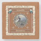 アルマディロ – バウンダリーズマーブルコースター ストーンコースター (正面)