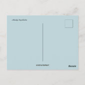 アルマトイ・カザフスタンの景色 ポストカード (裏面)