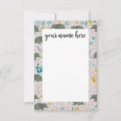 アルマパーソナライズされたディロ・ノテカーズ サンキューカード (正面)