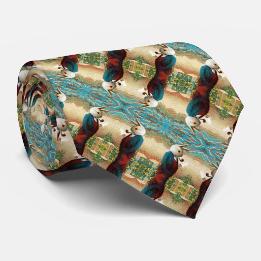 アルマファンシーニマスターイースターバニーホリデーサテン ネクタイ (ロール)