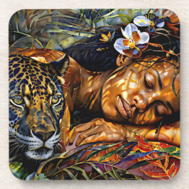 「アルマヤ」ジャガーの開花 – アマゾニアの女性 コースター