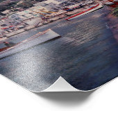 アルマルフィ海岸，イタリア フォトプリント            (角)