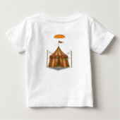 アルマンド、アルマジロのリングマスター ベビーTシャツ (裏面)