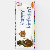 アルマンド、アルマジロのリングマスター 横断幕 (縦)