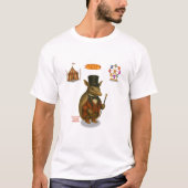 アルマンド、アルマジロのリングマスター Tシャツ (正面)