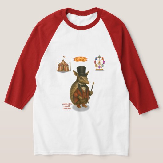 アルマンド、アルマジロのリングマスター Tシャツ (レイダウン)