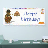 アルマンド・ザ・アーマディロのサーカスの支配人 横断幕 (トレードショー)