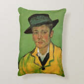 アルマンド・ルーランの肖像（Vincent van Gogh） アクセントクッション (裏面(縦))