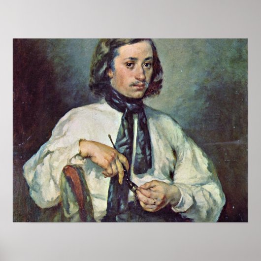 アルマン・オノポートレート、ミレット・ジャン=フランソワ ポスター (正面)