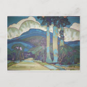 アルマン・マヌーキアンによるハワイの風景、1928年 ポストカード (正面)