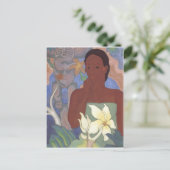 アルマン・マノキアン『ポリネシアの女とティキ』 1929年 ポストカード (スタンド正面)