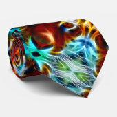 アルマーニタイガーフラクタルサテンフーラード ネクタイ (ロール)