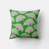 アルマ名門私立校風のディロスピンクグリーン クッション (裏面)