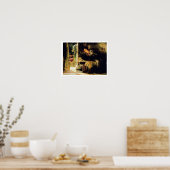 アルマ浮腫 |ようこそ足跡， 1883 ポスター (キッチン)