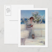 アルマ浮腫 |今年は春 ポストカード (正面/裏面)