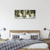 アルマ浮腫 |古代ローマのヴィンテージフェスティバル キャンバスプリント (インサイチュ (寝室))