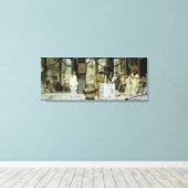 アルマ浮腫 |古代ローマのヴィンテージフェスティバル キャンバスプリント (インサイチュ (ウッドフロア))