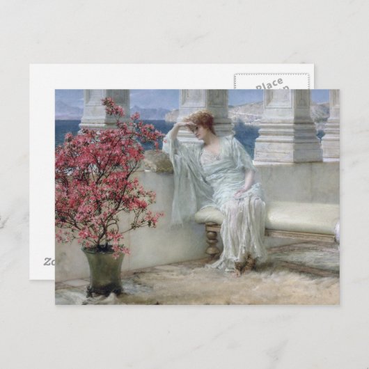 アルマ浮腫 |彼女の目は彼女の考えと一緒に？ ポストカード (正面/裏面)