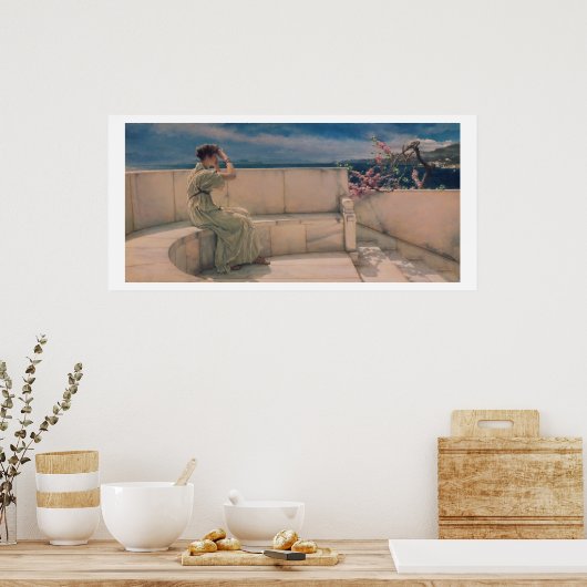 アルマ浮腫 |期待， 1885 ポスター (キッチン)