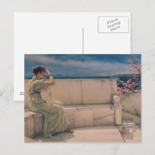 アルマ浮腫 |期待， 1885 ポストカード (正面/裏面)