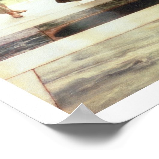 アルマ浮腫 | The Frigidarium, 1890 ポスター (角)