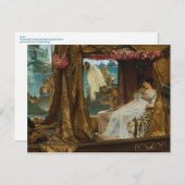 アルマ・タデマによるアントニーとクレオパトラの会合 ポストカード (正面/裏面)