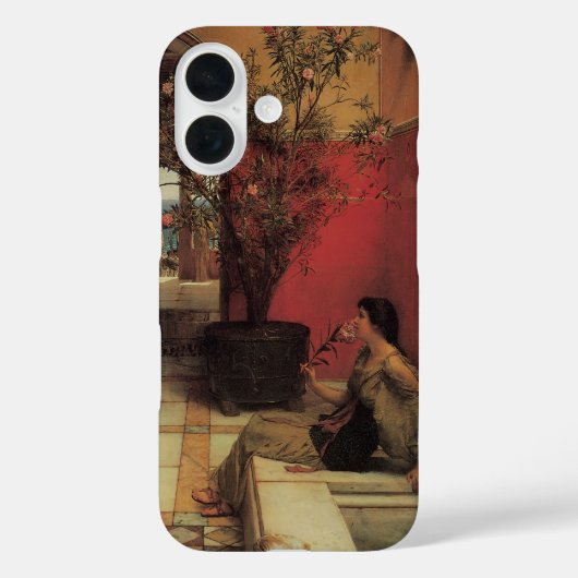 アルマ・タデマによるオレアンダーのヴィンテージ花 Case-Mate iPhoneケース (裏面)