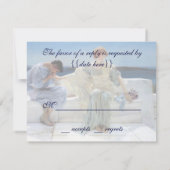 アルマ・タデマの『もう私に尋ねないで』結婚 出欠カード (裏面)