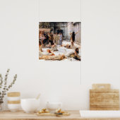 アルマ – タデマ – アンフィッサの女性，詳細 ポスター (キッチン)