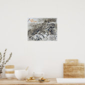 アルマ・タデマ – 沈下する汽船と海王星の波… ポスター (キッチン)