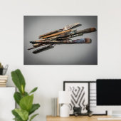 アルマ・トマス絵画の道具 ポスター (ホームオフィス)