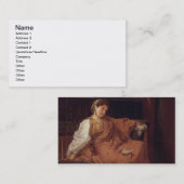 アルマTademaすずめに泣く| Lesbia 名刺 (正面/裏面)