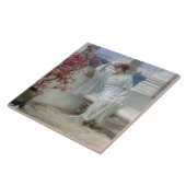 アルマTademaは彼女の思考と|彼女の目ありますか。 タイル (側面)