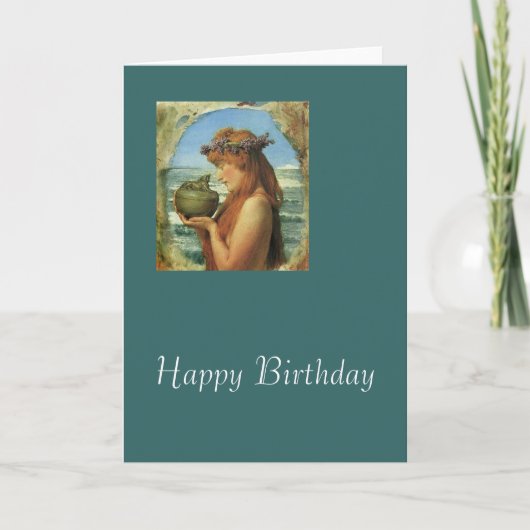 アルマTadema著"パンドラ" カード (正面)