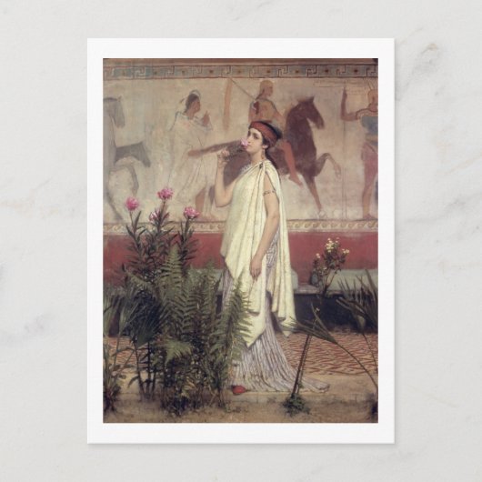アルマTadema |ギリシャの女性1869年 ポストカード (正面)