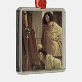 アルマTadema |スタジオ1873年への訪問 メタルオーナメント (右)